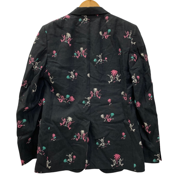 ワコマリア WACKO MARIA 12SS リネン テーラードジャケット 12SS-LINEN-JK01 ジャケット ブラック Mサイズ 201MT-4251