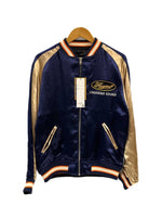 フラッグスタッフ FLAG STUFF SNOOPY スヌーピー 刺繍 リバーシブル スカジャン フラッグスタッフ チョッパー バイク ウッドストック 403953 ジャケット ネイビー Lサイズ 101MT-5386