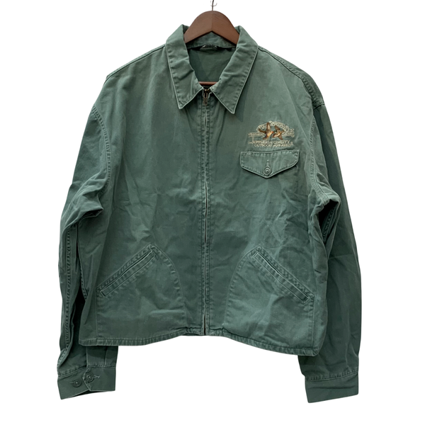 ラルフローレン Ralph Lauren 80's 90's Polo Cotton Jacket スポーツマン ジャケット グリーン Lサイズ 201MT-3308