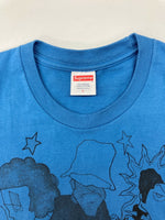 シュプリーム SUPREME 23AW Downtown Tee Faded Blue ダウンタウン Tシャツ フェイディド ブルー 半袖カットソー USA製 青 Tシャツ プリント ブルー Lサイズ 104MT-428