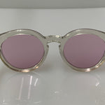 【中古】クーティープロダクションズ COOTIE PRODUCTIONS Raza Round Glasses 眼鏡・サングラス サングラス 透明 201goods-756