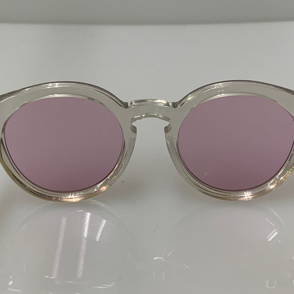 【中古】クーティープロダクションズ COOTIE PRODUCTIONS Raza Round Glasses 眼鏡・サングラス サングラス 透明 201goods-756