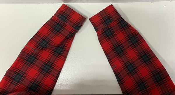 オフホワイト Off-White flannel check shirt 長袖シャツ レッド Lサイズ 201MT-3424