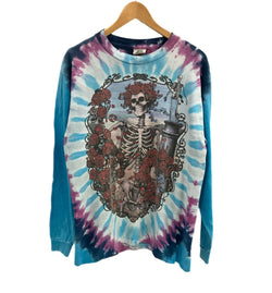 バンド band 90's~00's LIQUID BLUE GRATEFUL DEAD 30th Anniversary ©1995 リキッドブルー グレイトフルデッド タイダイ vintage ヴィンテージ ロンT マルチカラー Mサイズ 101MT-4376