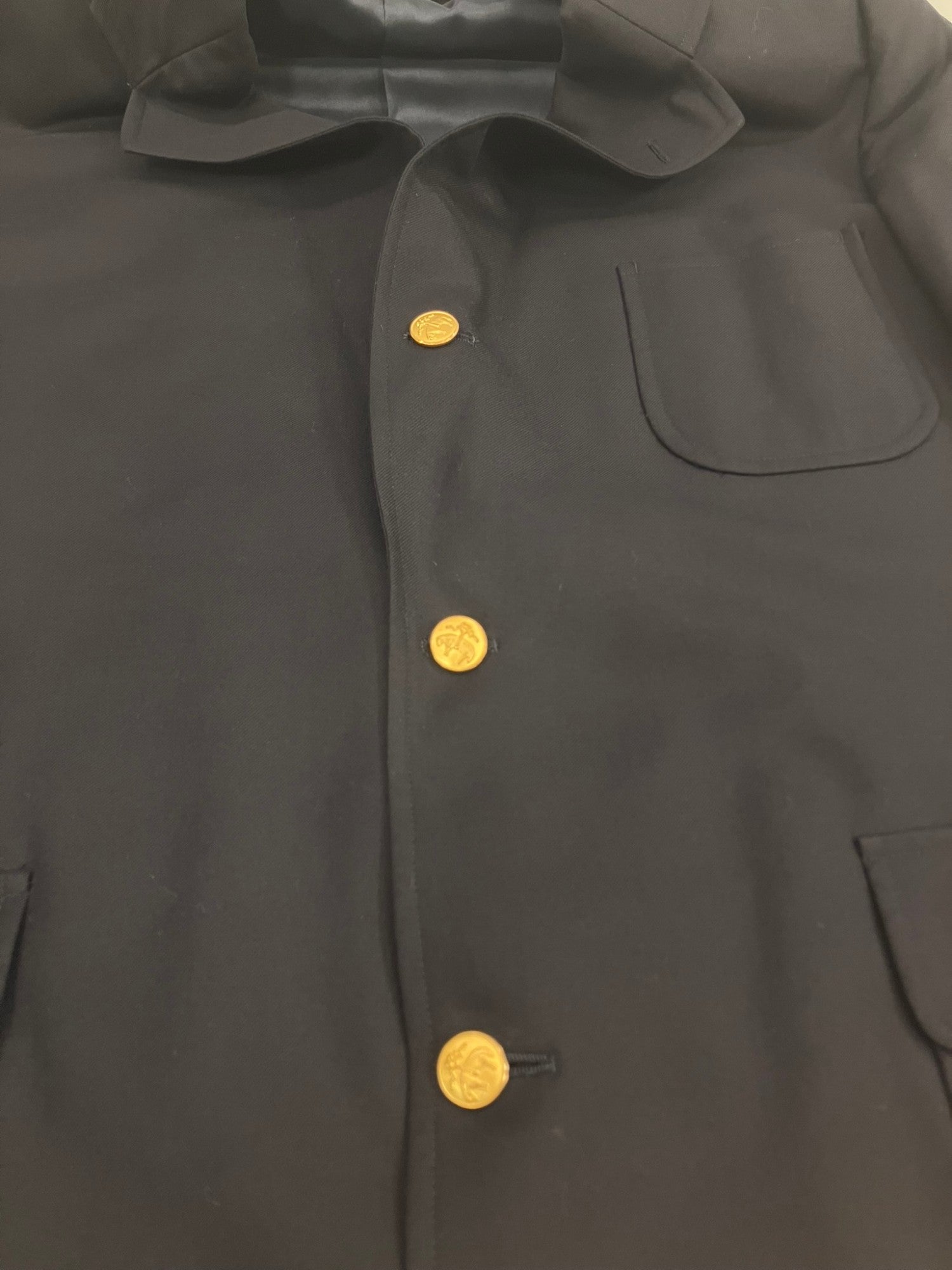 日本製 ブルックスブラザーズ テーラードジャケット 紺ブレ 金ボタン シングル 美品 BROOKS BROTHERS ブルックスブラザーズ シングル 金ボタン