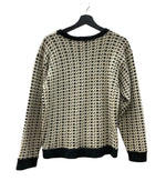 ヴィンテージ vintage 60s 60年代 DEVOLD DESIGN Birdseye Sweater バーズアイ ニット ノルウェー セーター 総柄 ベージュ Sサイズ 104MT-1900