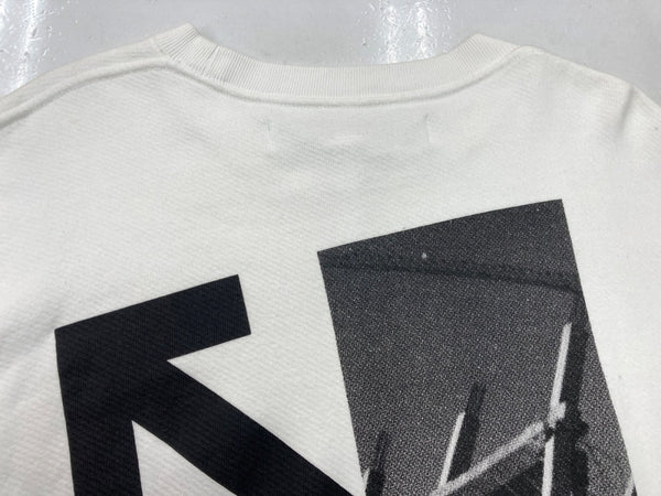 オフホワイト OFF-WHITE ABSTRACT SPLIT ARROWS SWEAT SHIRT スウェット トレーナー 白 スウェット ロゴ ホワイト XLサイズ 104MT-1462