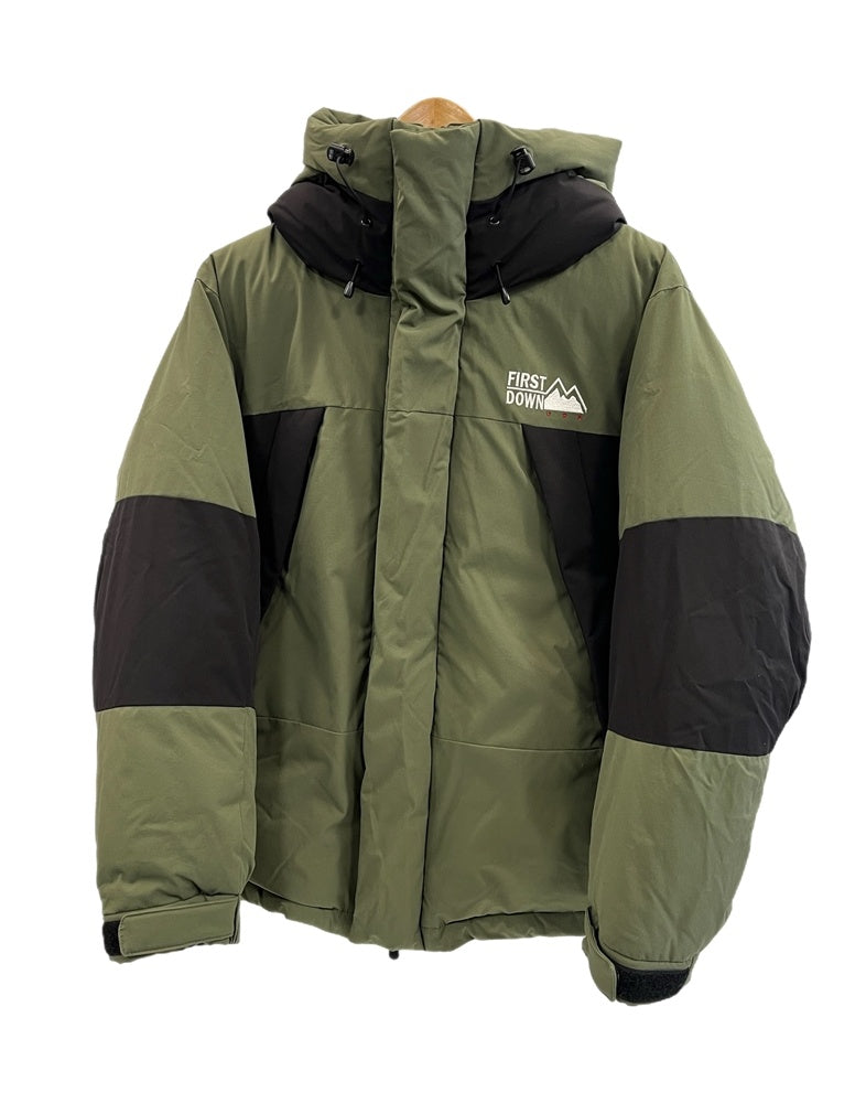 【極美品】FIRST DOWN ダウンジャケット カーキ M 極美品】FIRST DOWN ダウンジャケット カーキ M - メルカリ