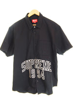 シュプリーム SUPREME 2020SS Arc Logo S/S Work Shirt シュプリーム アーチロゴショートスリーブワークシャツ 半袖シャツ  半袖シャツ ブラック Mサイズ 103MT-2471