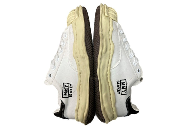 メゾンミハラヤスヒロ Maison MIHARA YASUHIRO BLAKEY VL OG ブレイキー キャンバス 厚底 ローカット シューズ 白 A09FW732 メンズ靴 スニーカー ホワイト サイズ 42 104S-972