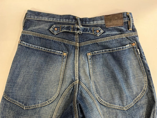 シュガーヒル SUGARHILL MUSTY FADED DOUBLE KNEE DENIM PANT 22AWPT12 デニム ブルー サイズ32 101MB-773