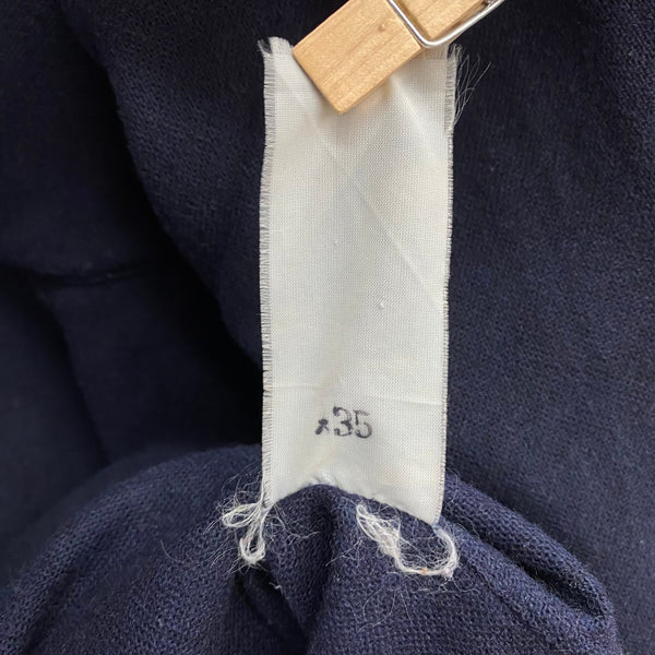 コムデギャルソンオム COMME des GARCONS HOMME デカオム 長袖シャツ ネイビー 35サイズ 201MT-4584