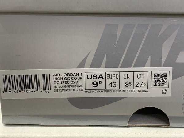 ナイキ NIKE Air Jordan 1 High OG CO JP DC1788-029 メンズ靴 スニーカー シルバー 27.5cmサイズ 201-shoes1192