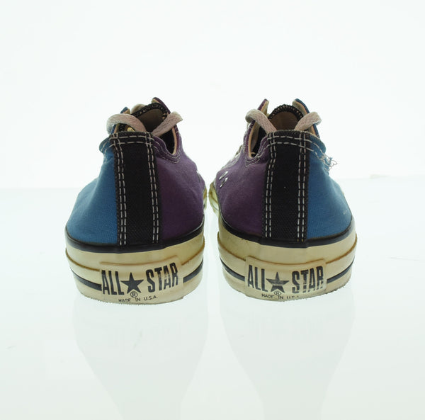 コンバース CONVERSE 90's ALLSTAR オールスター LOW ローカット マルチカラー USA製 90年代 マルチ パターン メンズ靴 スニーカー ブルー 9 103S-1338