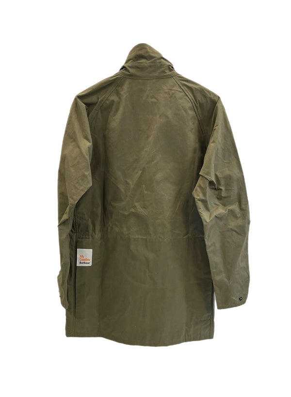 バーブァー Barbour ×Ally Capellino アリー カペリーノ ジップコート 緑 ジャケット カーキ Sサイズ 101MT-5325