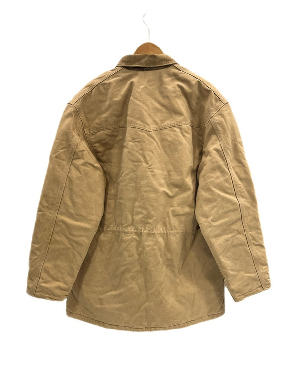 カーハート Carhartt 90s 90's 99年 MADE IN USA カバーオールダックジャケット ヴィンテージ 茶 C08WET ジャケット ベージュ 101MT-5289