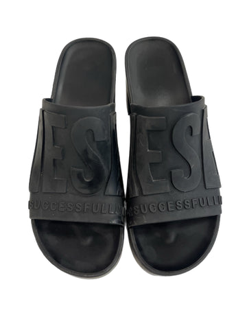 ディーゼル DIESEL ロゴ ラバー ヒールサンダル 黒 レディース靴 サンダル その他 ブラック サイズ38 101sh-2395