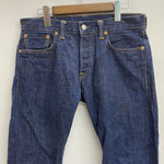 【曜日割引対象外】 ダブルアールエル RRL LOW STRAIGHT ONCE WASHED JEAN USA製 セルビッチ R144RB03 デニム ブルー 29×30サイズ 201MB-926 VB