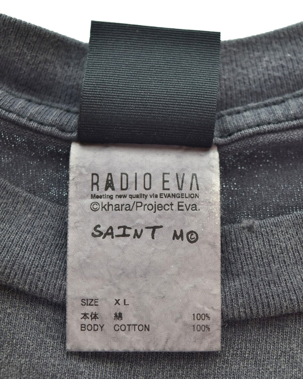 セントマイケル SAINT MICHAEL 24SS EVANGELION EV_SS TEE NEON GNSIS エヴァンゲリオン SM-YS8-0000-C24 Tシャツ ブラック LLサイズ 103MT-3256