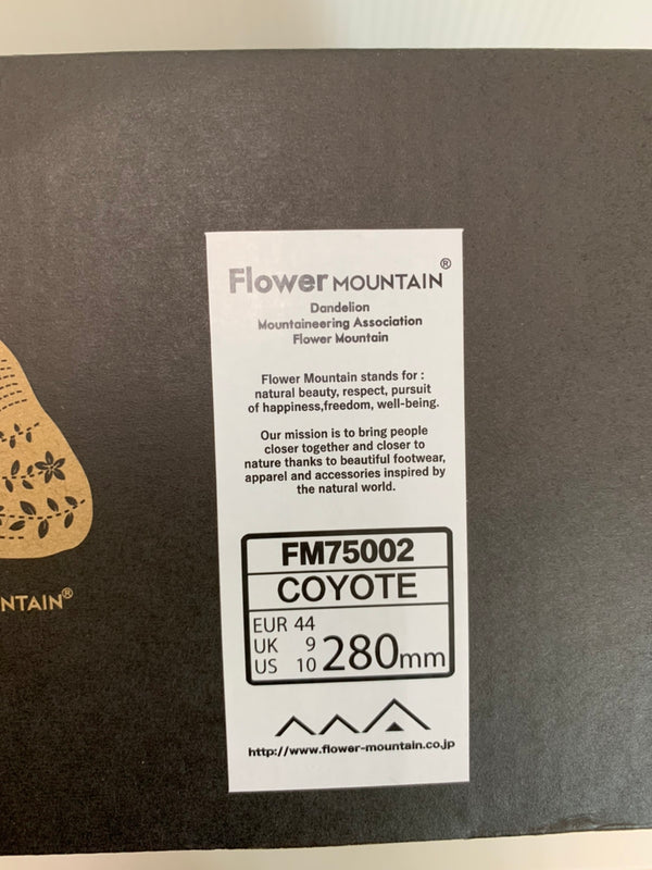 フラワーマウンテン FlowerMOUNTAIN 21SS アウトドアサンダル FM75002 メンズ靴 サンダル その他 ロゴ ベージュ 201-shoes218