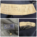 【曜日割引対象外】 ラルフローレン RALPH LAUREN 80's 90's 紺ブレ 金ボタン テーラードジャケット USA製 ジャケット ネイビー 201MT-4492 VB