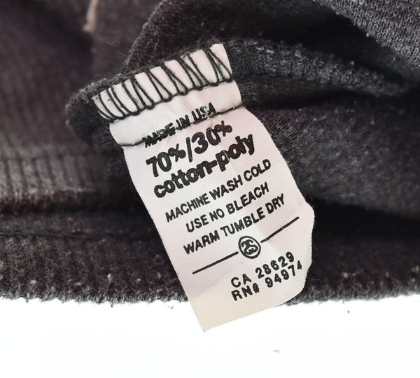 ステューシー STUSSY 90s 90's OLD STUSSY 紺タグ USA製 ライン ボーダー コットンニット スウェット 90年代 セーター グレー Sサイズ 103MT-2632