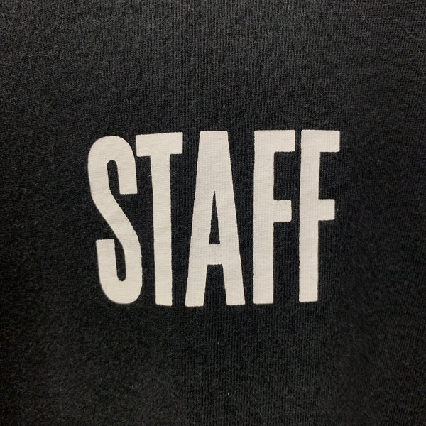 ヴェトモン VETEMENTS 再構築 STAFFTee WSS17HA8 Tシャツ ブラック Sサイズ 201MT-3957