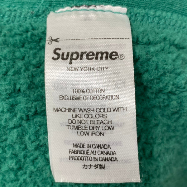 シュプリーム SUPREME スモールボックスロゴフーディー Small box logo hooded sweatshirt パーカ グリーン XLサイズ 201MT-4480