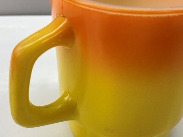 ファイアーキング Fire-King 60s 70s Stacking Mug スタッキング マグ グラデーション USA製 耐熱 マグカップ 黄 その他 無地 イエロー 104Z-23