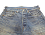 リーバイス Levi's 00s LVC 501 1966年モデル ダブルネーム 日本製復刻 赤耳 Vステッチ 黒カン 66501 デニム ブルー 32/36 103MB-671