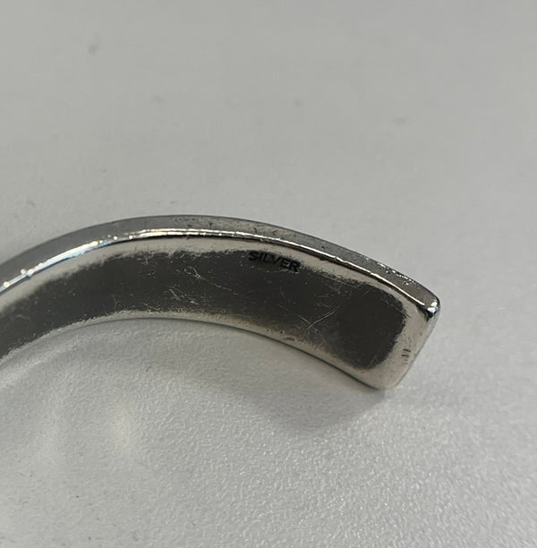 シルバー Silver 平打バングル 唐草模様 メンズジュエリー・アクセサリー バングル シルバー 101goods-183