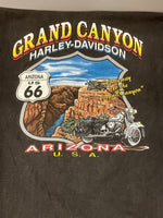 ハーレーダビットソン Harley Davidson 90s 90's Long Sleeve T-Shirt Flame Pattern ©︎1999 USA製 MADE IN USA ファイヤーパターン ロンT プリント ブラック Lサイズ 101MT-2536