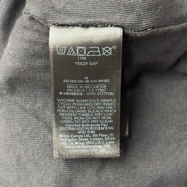イージー YEEZY ギャップ GAP PULLOVER HOODIE ダブルフェイスパーカー 611814-03-1 パーカ ブラック Mサイズ 201MT-3290