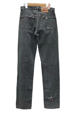 リーバイス Levi's 90s 90年代 501 先染め BLACK USA製 ジーパン ジーンズ 黒 無地 デニム ブラック W30 L36 104MB-322