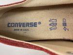 コンバース CONVERSE 90s ALL STAR LOW オールスターロー スエード ヴィンテージ USA製 シューズ 赤 メンズ靴 スニーカー レッド US7 104S-888