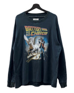 ダブレット doublet × WISM ウィズム ENERGY T-SHIRT エナジー Ｔシャツ 長袖 ロンT カットソー 黒 24SS71WM18 ロンT プリント ブラック Lサイズ 104MT-1563