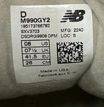 ニューバランス new balance  990v2 USA製 M990GY2 メンズ靴 スニーカー ロゴ グレー 26cm 201-shoes744