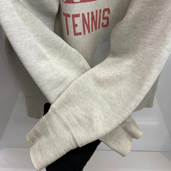 【曜日割引対象外】 チャンピオン Champion 70's 初期単色タグ USA製  リバースウィーブ 三段プリント スウェット グレー Lサイズ 201MT-4285 VB