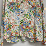 【曜日割引対象外】 サンサーフ SUN SURF レーヨンハワイアンシャツ GUARDIAN SPIRIT  SS29201 長袖シャツ ホワイト Mサイズ 201MT-4394 VB