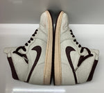 ナイキ NIKE アママニエール エアジョーダン1 レトロ ハイ OG "セイルアンドバーガンディ" A Ma Maniere Air Jordan 1 Retro High OG "Sail and Burgundy" DO7097-100  メンズ靴 スニーカー レッド 27cmサイズ 201-shoes969