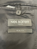 ニールバレット Neil Barrett ナイロン テーラード ジャケット PBGI61F A012 50 ブラック 601MT-64