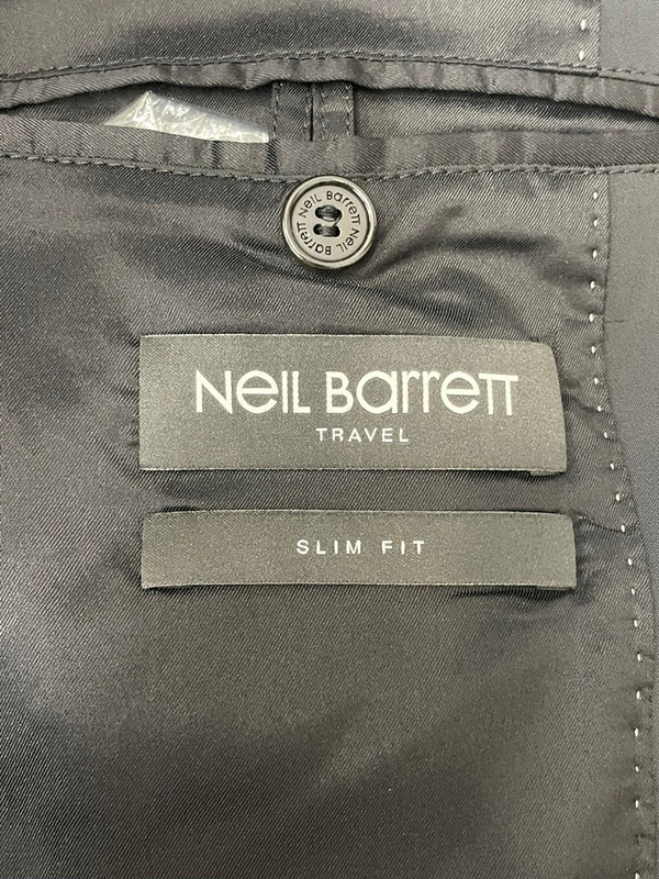 ニールバレット Neil Barrett ナイロン テーラード ジャケット PBGI61F A012 50 ブラック 601MT-64