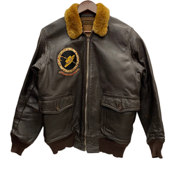 【曜日割引対象外】 ヴィンテージ vintage 50's J.A.DUBOW G-1 フライト レザー ジャケット ブラウン 40サイズ 201MT-3745 VB