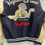 【曜日割引対象外】 ヒステリックグラマー HYSTERIC GLAMOUR 80's HYSTERIC ET-VOUS Wool Leather Varsity Jacket ジャケット ブラック 1サイズ 201MT-4605 VB