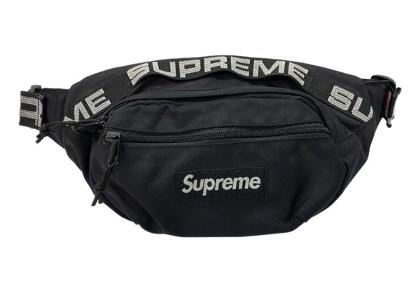 シュプリーム SUPREME 18SS Waist Bag ウエスト バッグ ポーチ CORDURA BOXロゴ かばん 黒 バッグ メンズバッグ ボディバッグ・ウエストポーチ ロゴ ブラック 104B-95