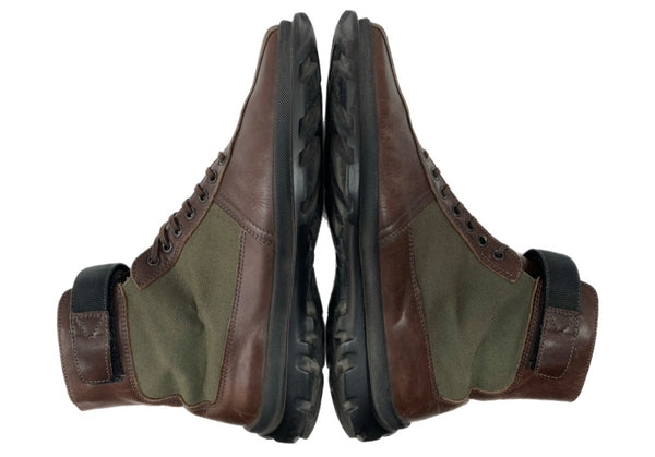 ミュウミュウ miu miu CALZATURE UOMO BOOTS レザー ブーツ バンダル レースアップ アーカイブ シューズ 茶 メンズ靴 ブーツ その他 ブラウン サイズ 7 1/2 104S-799