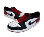 NIKE AIR JORDAN 1 RETRO LOW OG BLACK TOE ナイキ エア ジョーダン 1 ロー オリジナル つま黒 ブラックトゥ 赤・白・黒 CZ0790-106 メンズ靴 スニーカー ホワイト 26.5cm 101sh-2177