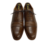 スコッチグレイン SCOTCH GRAIN オデッサII セミブローグ 920 メンズ靴 ローファー ブラウン 26.5cmサイズ 201-shoes1244