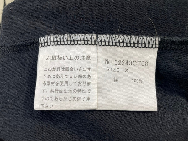 ヒステリックグラマー HYSTERIC GLAMOUR SEE NO EVIL刺繍 TEE 02243CT08 XL Tシャツ ブラック 601MT-4