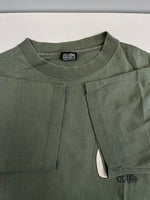 ステューシー STUSSY USA製 OLD STUSSY KINGPIN GEAR ボーリングピン キングピン プリントTシャツ Tシャツ カーキ Mサイズ 101MT-5177